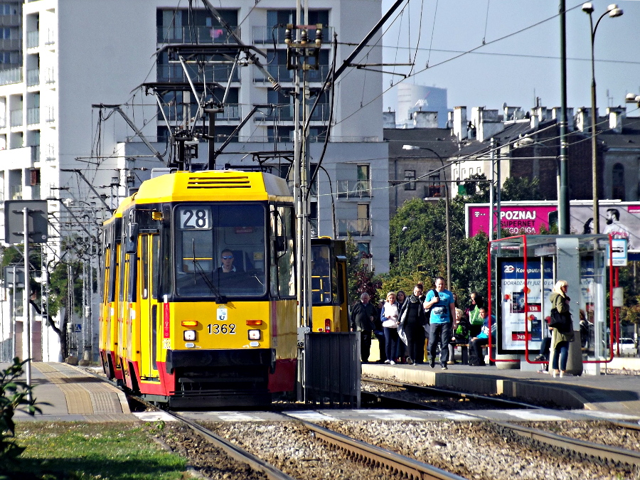 Konstal 105Na 1362 Tramwaje Warszawskie