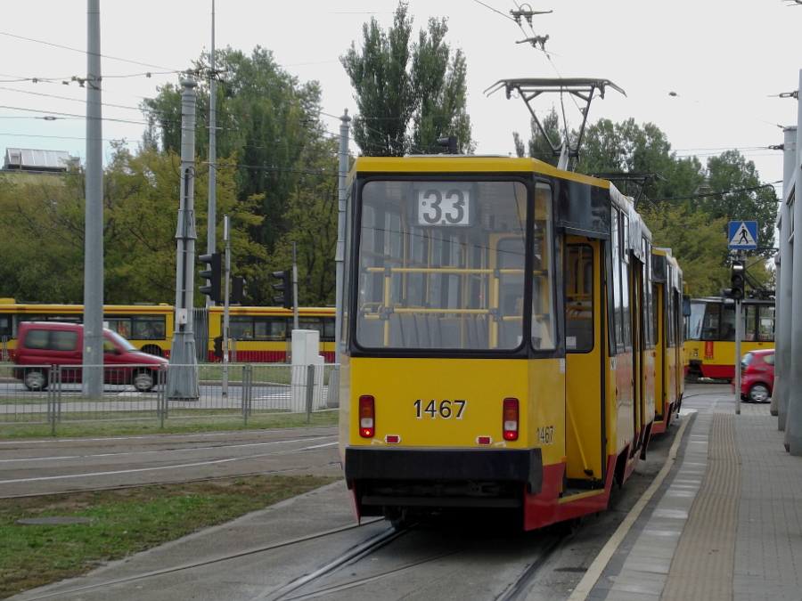 Konstal 105Nm 1467 Tramwaje Warszawskie