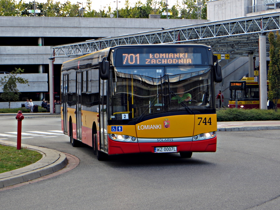 Solaris Urbino 12 744 Komunikacja Miejska omianki - Kiepin