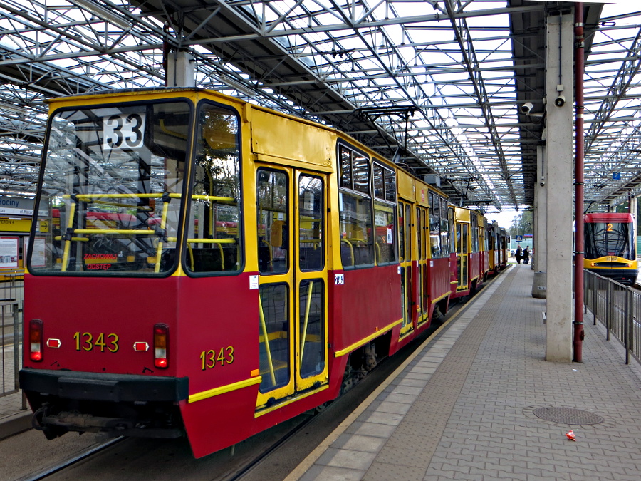 Konstal 105Na 1343 Tramwaje Warszawskie