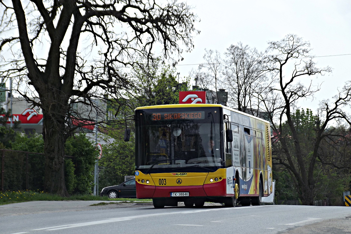 LAZ A183D1 003 Kieleckie Autobusy Spka Pracownicza