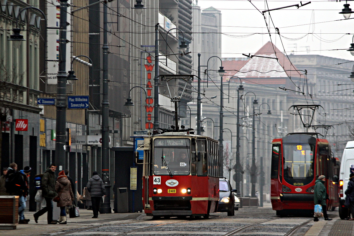 Konstal 105Na 340 Tramwaje lskie S.A. - Chorzw