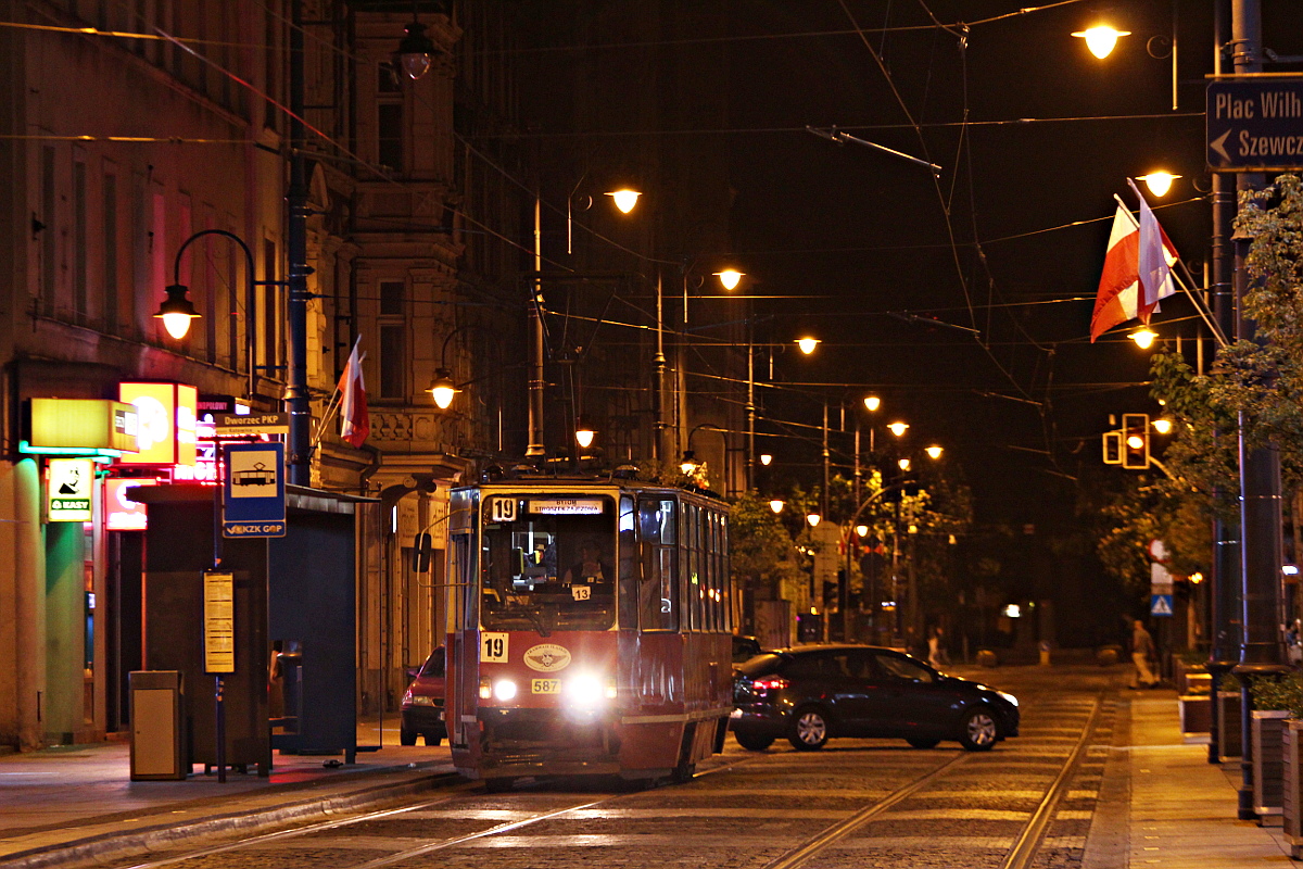 Konstal 105Na 587 Tramwaje lskie S.A. - Chorzw