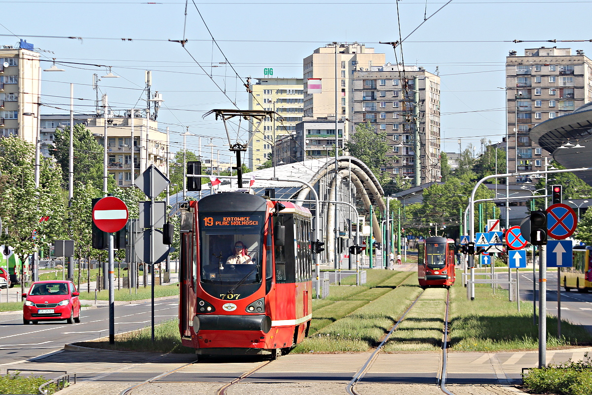 Konstal/Modertrans 105N-AC 707 Tramwaje lskie S.A. - Chorzw