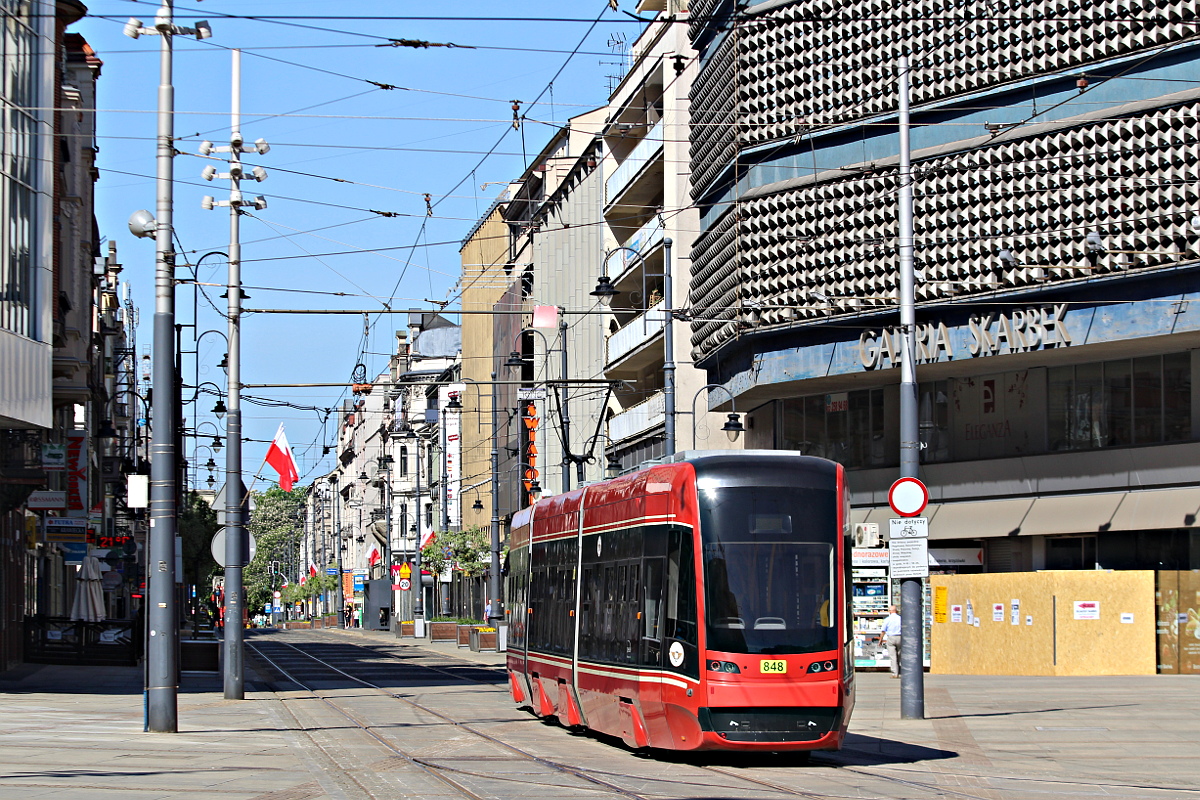 Pesa 2012N 848 Tramwaje lskie S.A. - Chorzw