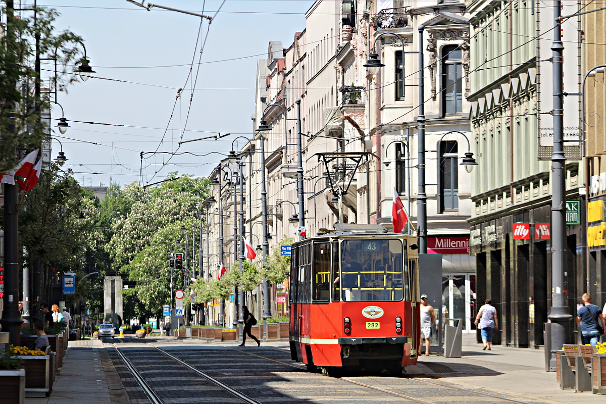 Konstal 105Na 282 Tramwaje lskie S.A. - Chorzw