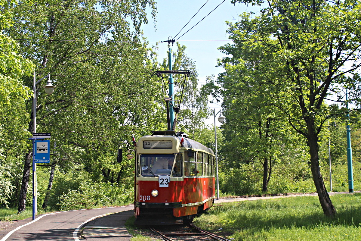 Konstal 13N 308 Tramwaje lskie S.A. - Chorzw