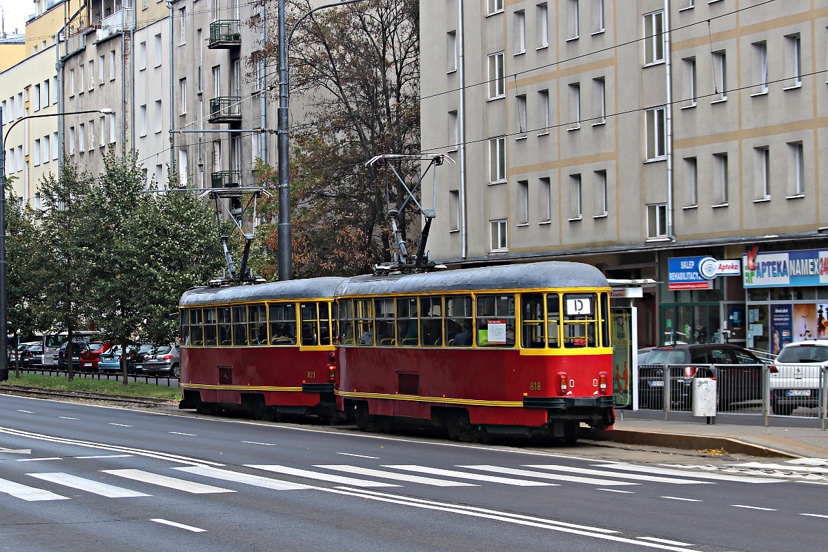 Konstal 13N 818 Tramwaje Warszawskie