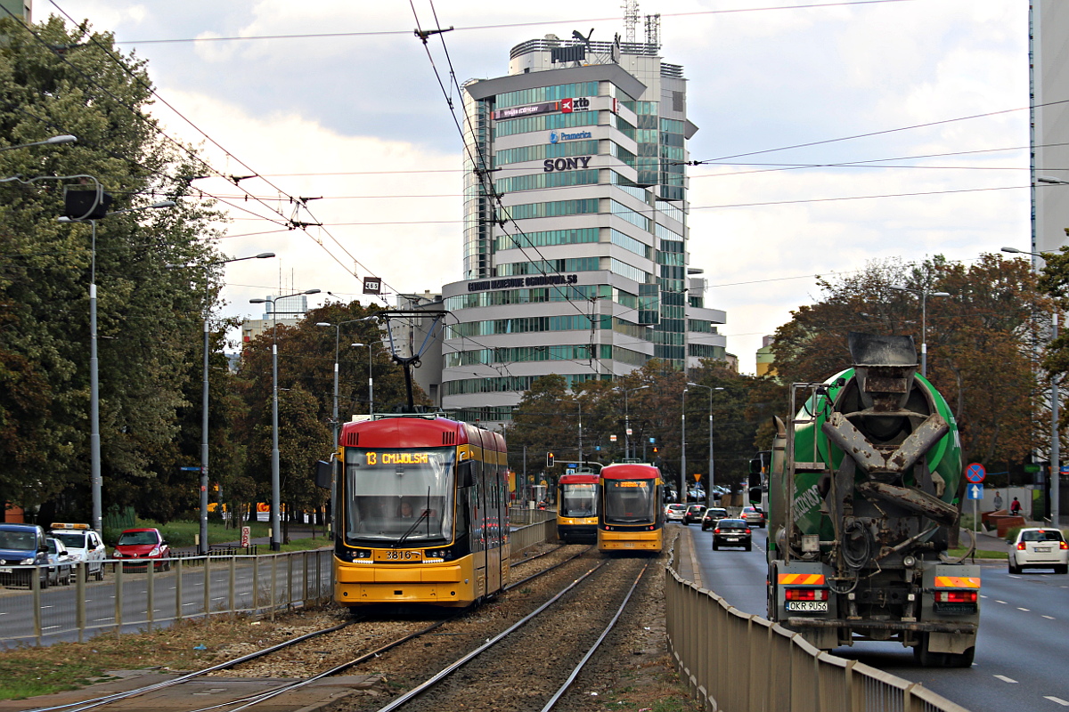 Pesa 134N 3816 Tramwaje Warszawskie