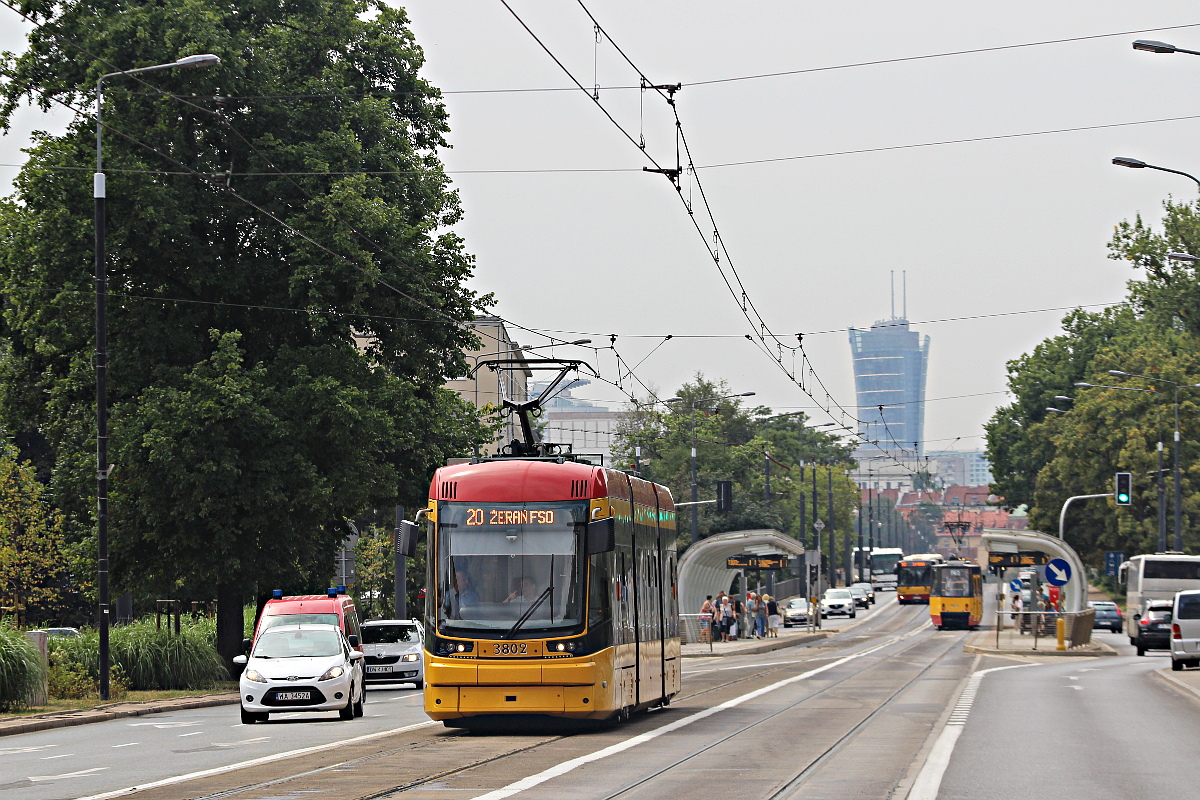 Pesa 134N 3802 Tramwaje Warszawskie