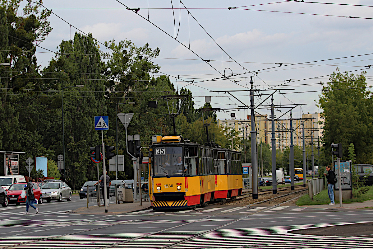 Konstal 105Na 1280 Tramwaje Warszawskie