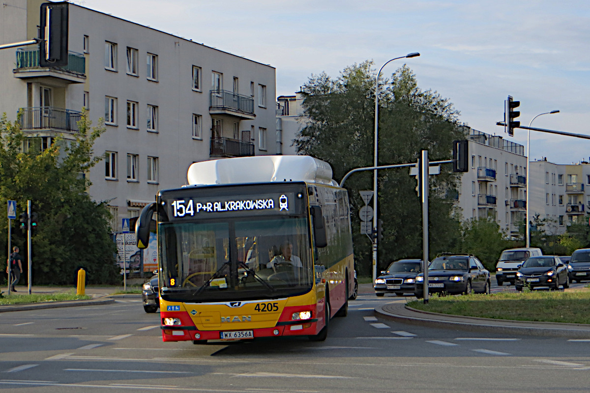 MAN Lions City CNG 4205 MZA Warszawa