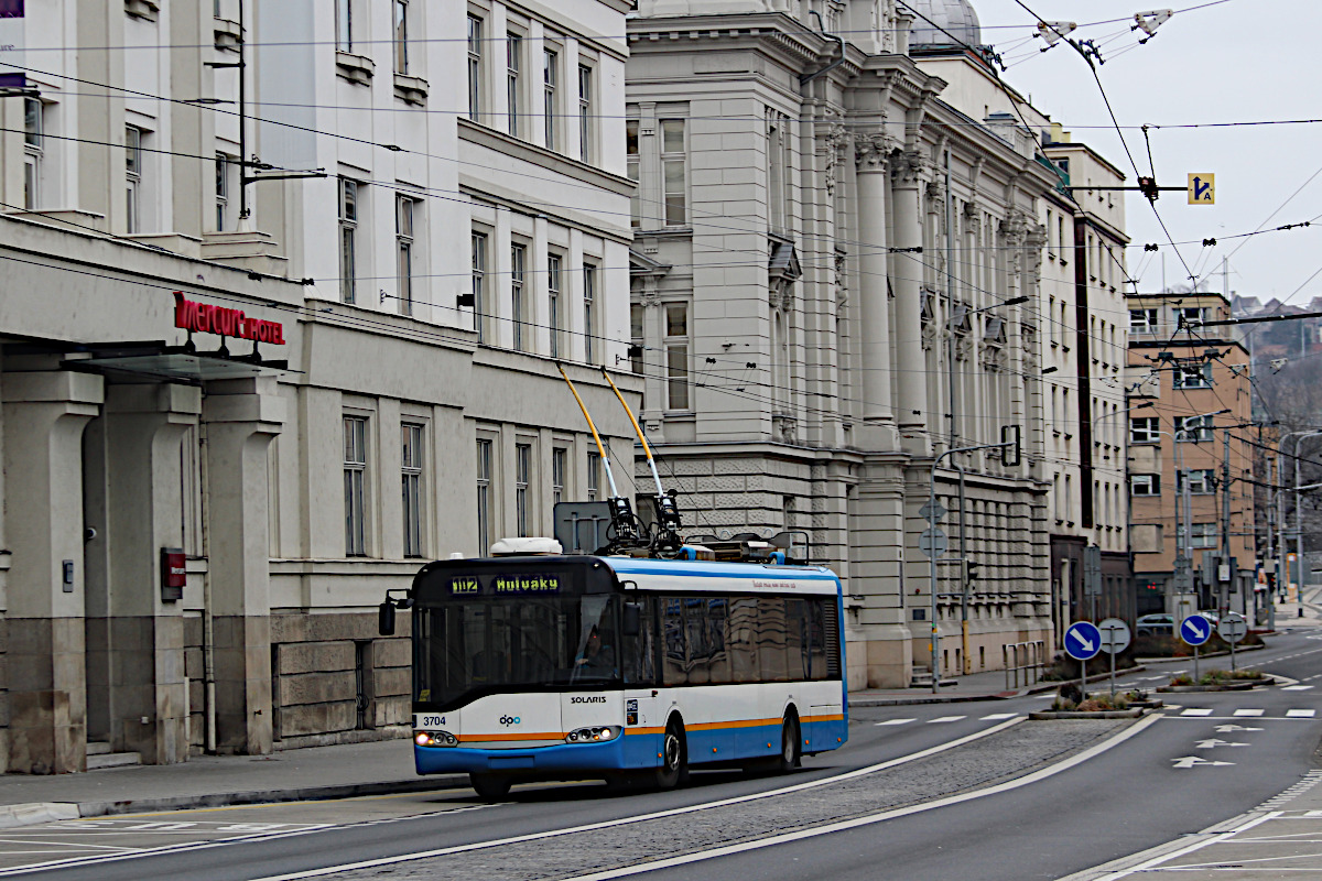 Solaris Trollino 12 3704 Dopravn podnik Ostrava