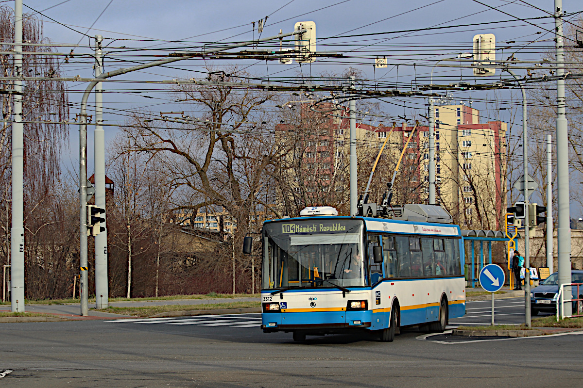 koda 21Tr 3312 Dopravn podnik Ostrava