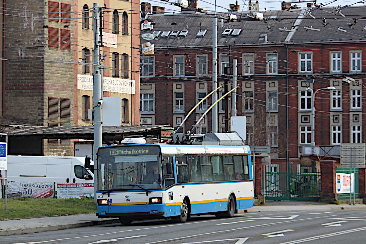 koda 21Tr 3312 Dopravn podnik Ostrava