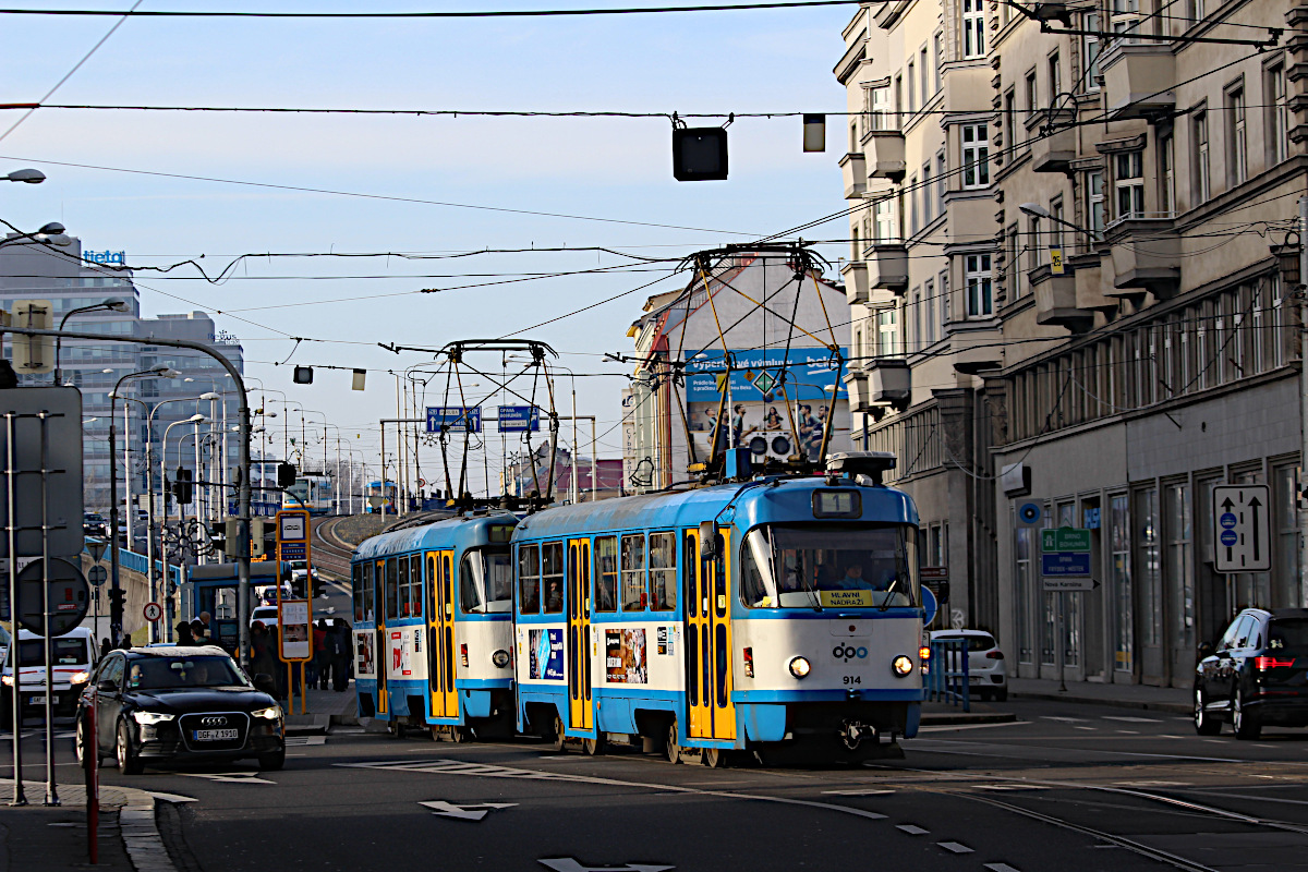 Tatra T3SUCS 914 Dopravn podnik Ostrava