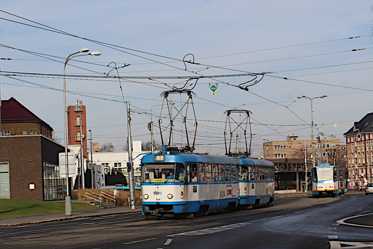 Tatra T3SUCS 914 Dopravn podnik Ostrava