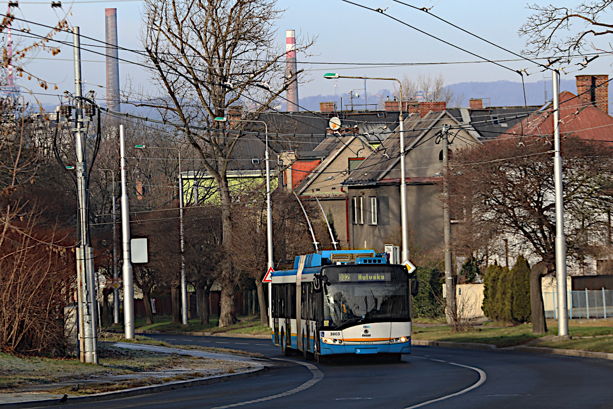 koda 27Tr Solaris 3803 Dopravn podnik Ostrava