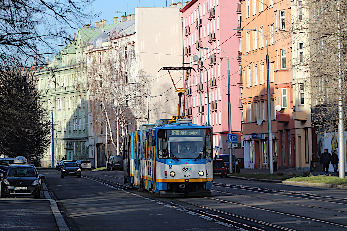 Tatra KT8D5 1507 Dopravn podnik Ostrava