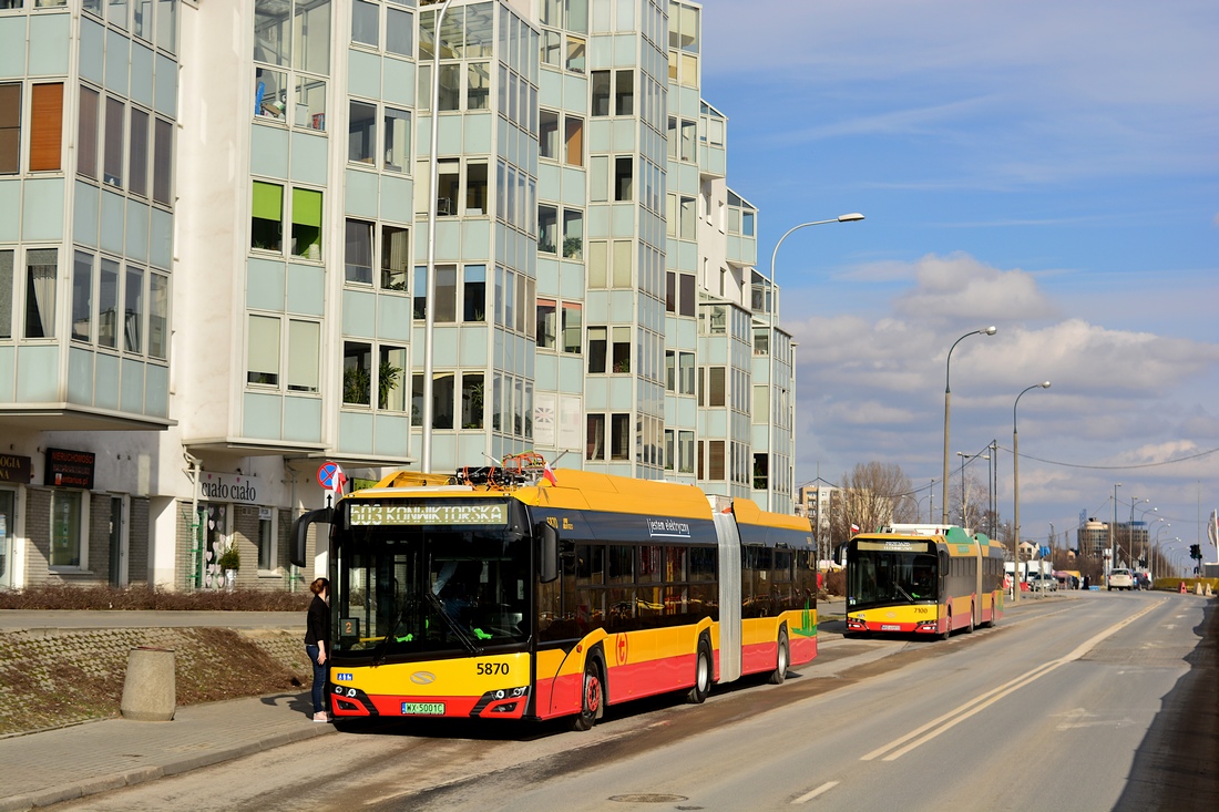 Solaris Urbino 18 electric 5870 MZA Warszawa