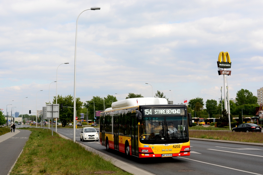 MAN Lions City CNG 4202 MZA Warszawa