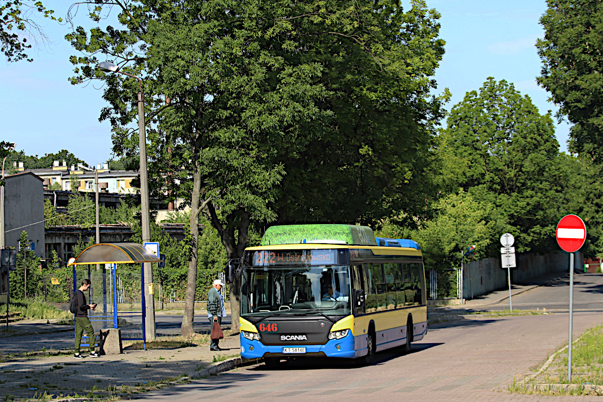 Scania CN280UB 4x2 EB CNG 646 MPK Tarnw