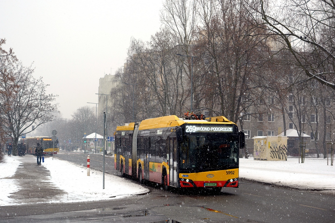 Solaris Urbino 18 electric 5992 MZA Warszawa