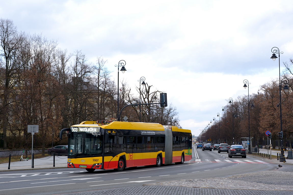 Solaris Urbino 18 electric 5907 MZA Warszawa