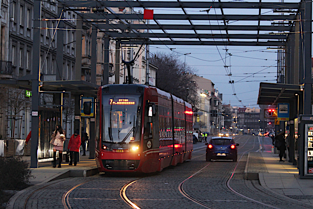 Pesa 2012N 835 Tramwaje lskie S.A. - Chorzw