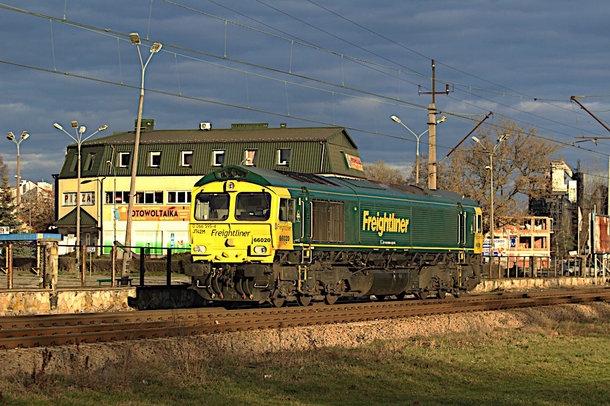 EMD Class 66 (JT42CWRM) 66020 Freightliner PL