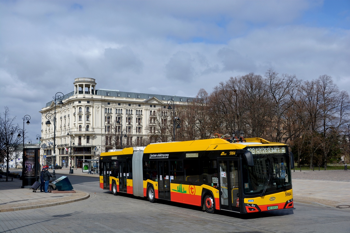 Solaris Urbino 18 electric 5984 MZA Warszawa