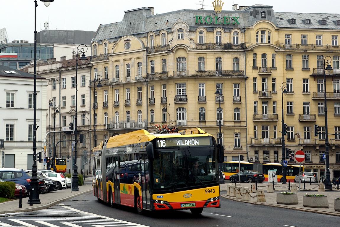 Solaris Urbino 18 electric 5943 MZA Warszawa