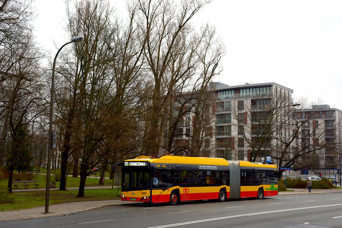 Solaris Urbino 18 electric 5905 MZA Warszawa