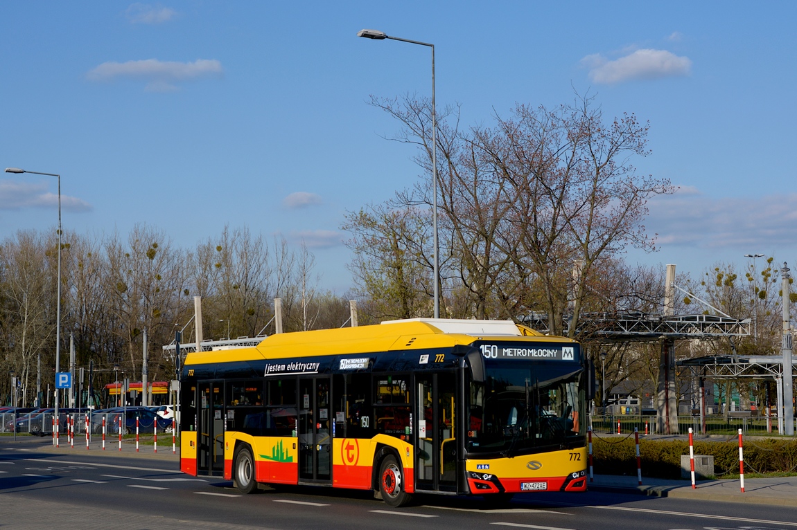 Solaris Urbino 12 electric 772 Komunikacja Miejska omianki - Kiepin