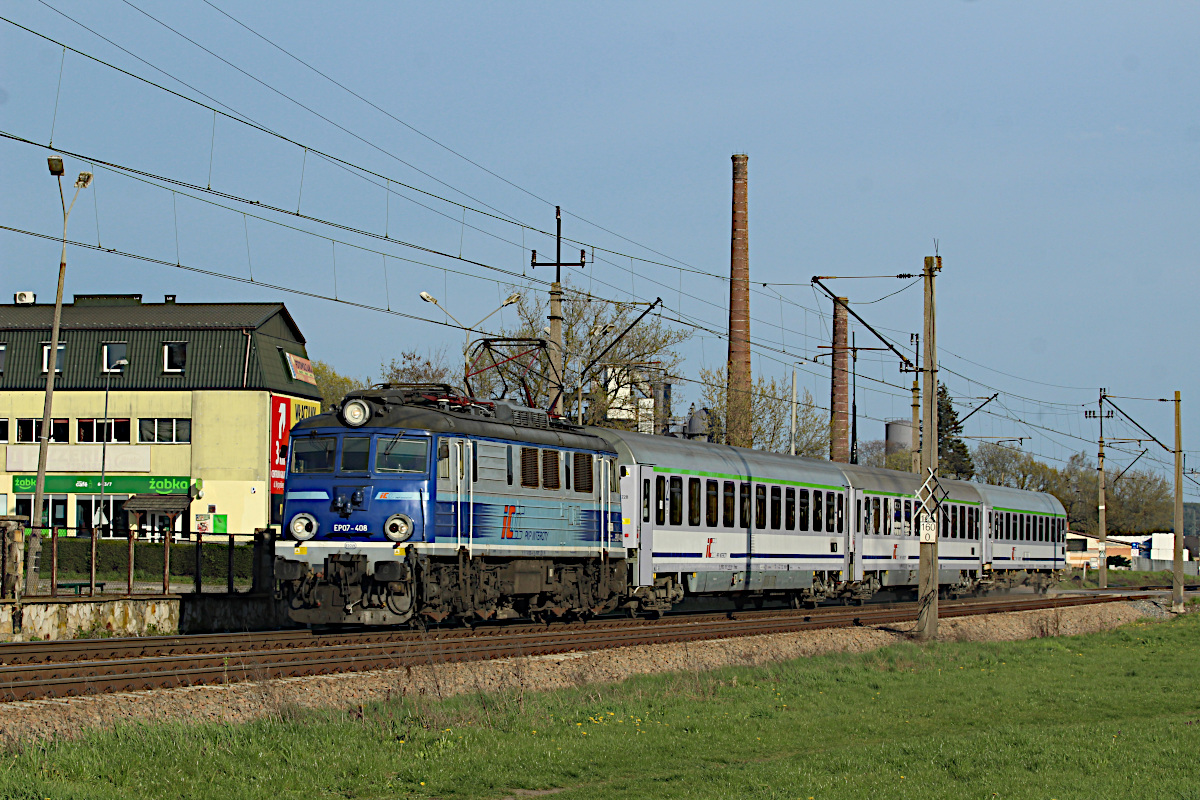 EP07 408 PKP Intercity