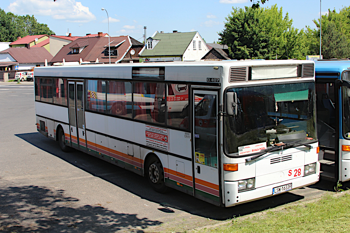 Mercedes O407 LSW 16339 Garden Service Jacek Przybysz - widnik