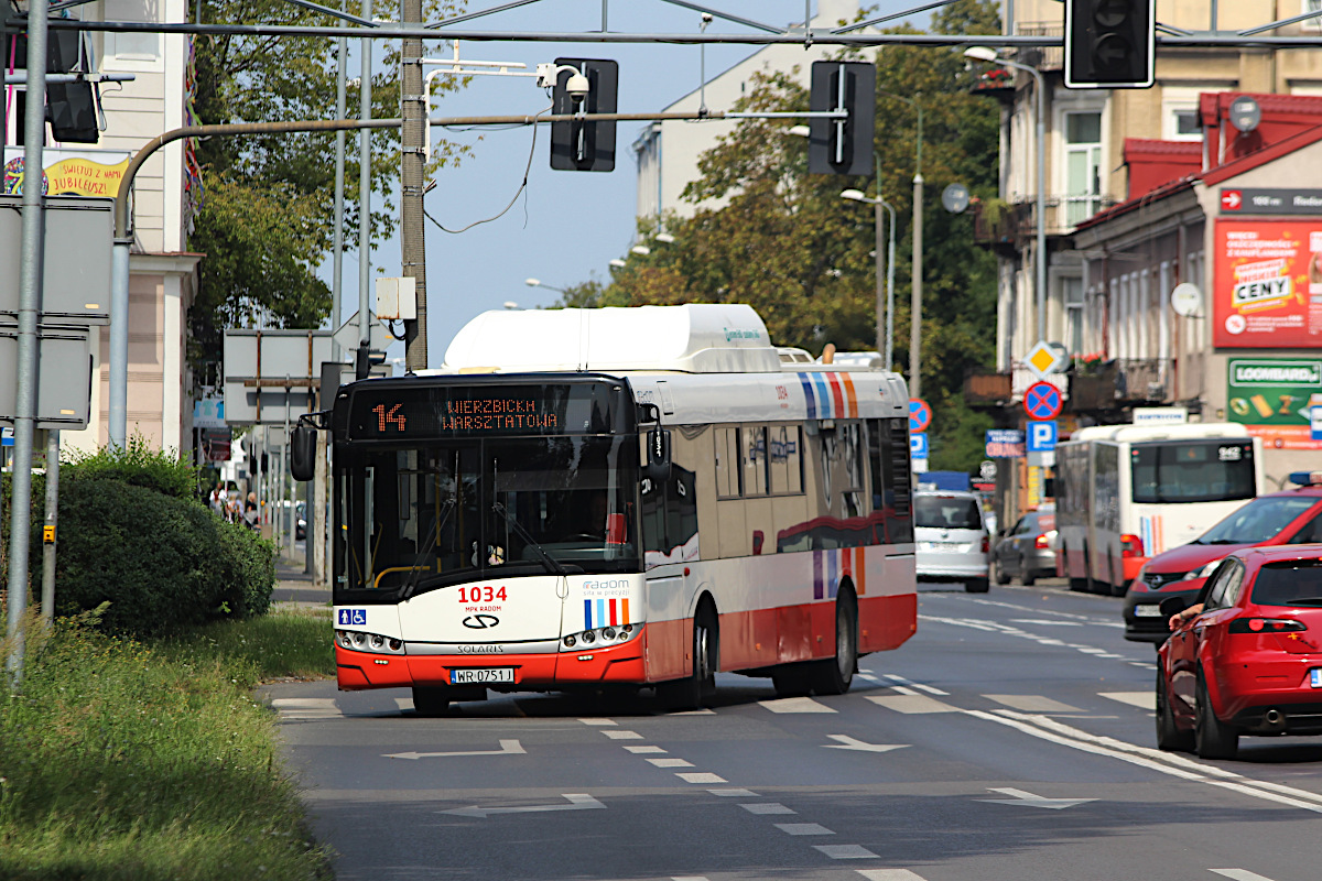 Solaris Urbino 12 CNG 1034 MPK Radom