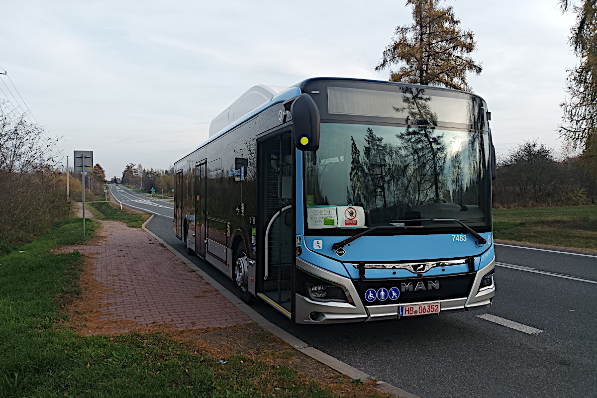 MAN Lions City 12G Efficient Hybrid 7483 Rgie Autonome des Transports Parisiens RATP Paris