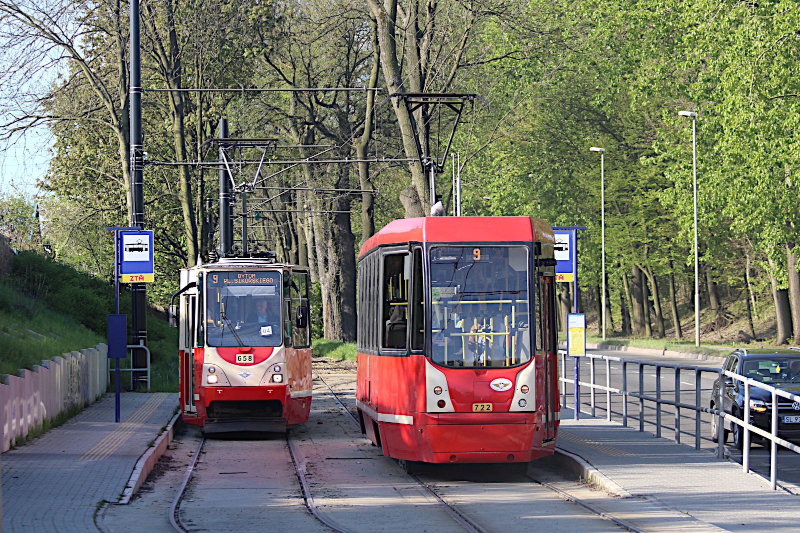 Konstal 105Na 658 Tramwaje lskie S.A. - Chorzw