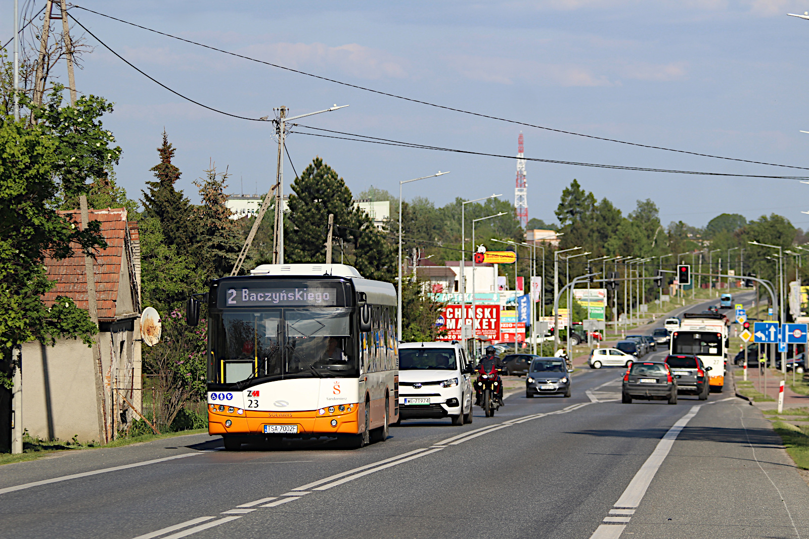 Solaris Urbino 8,9 LE 23 Zakad Komunikacji Miejskiej w Sandomierzu
