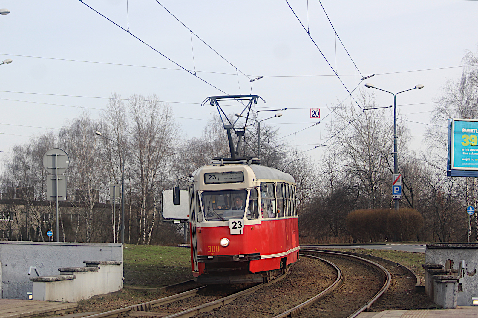 Konstal 13N 308 Tramwaje lskie S.A. - Chorzw