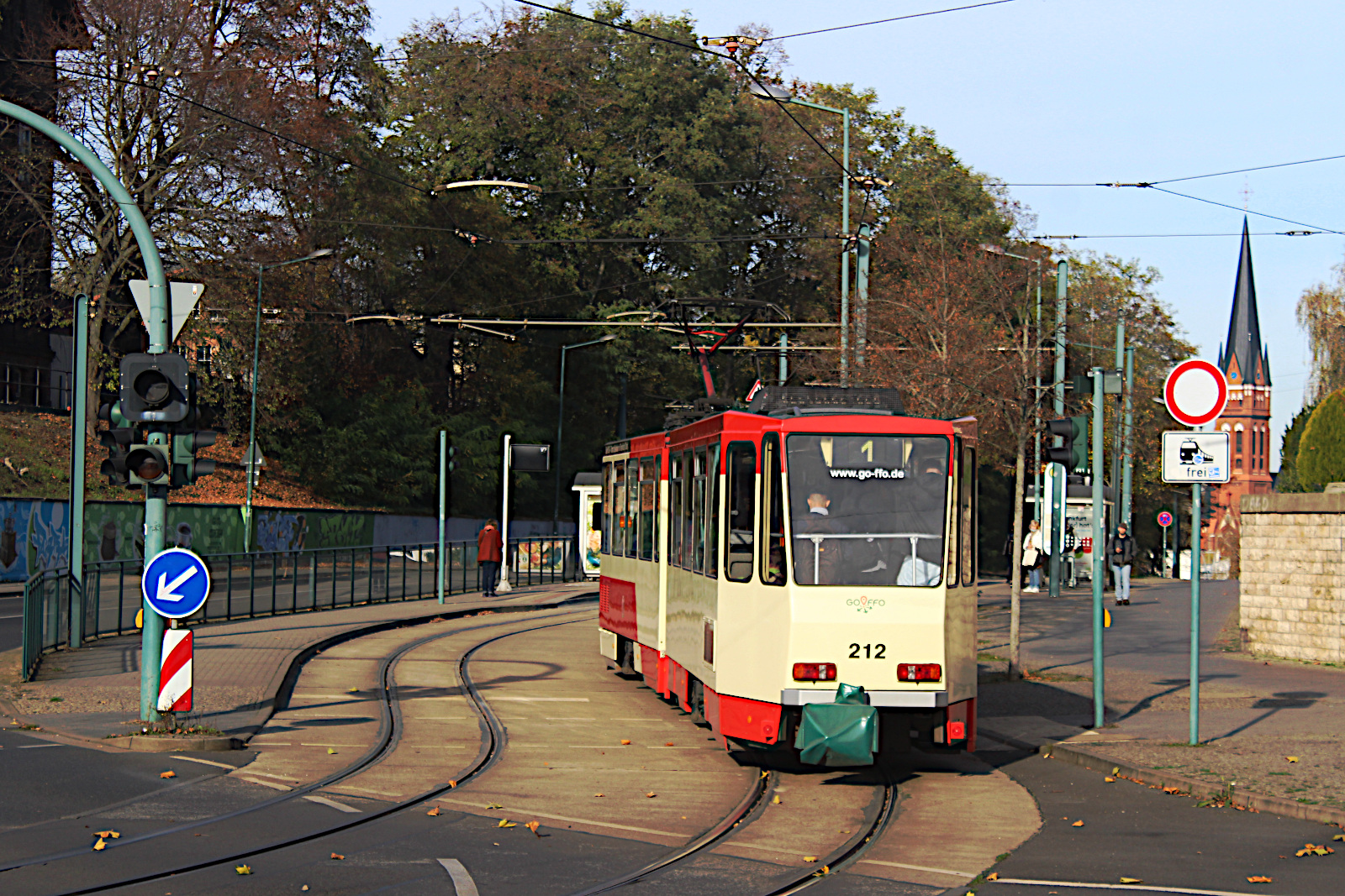 Tatra KT4DM 212 Stadtverkehrsgesellschaft mbH Frankfurt (Oder)